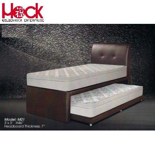 Single Divan Bed With Pull Out 01