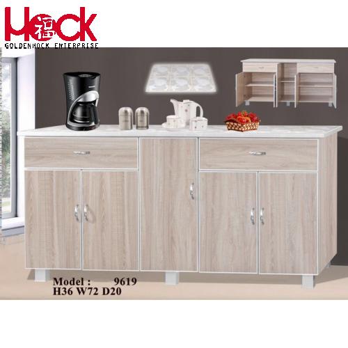 6FT Kitchen Cabinet 9619B