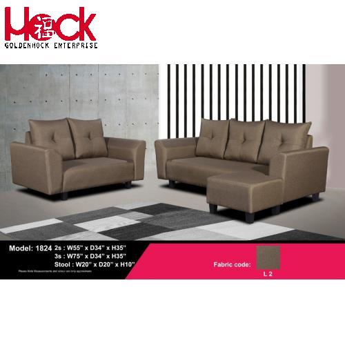 2+3 Seater Only Sofa Set 1824