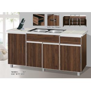 6ft Sink Cabinet 565 Walnut / 9565 Maple